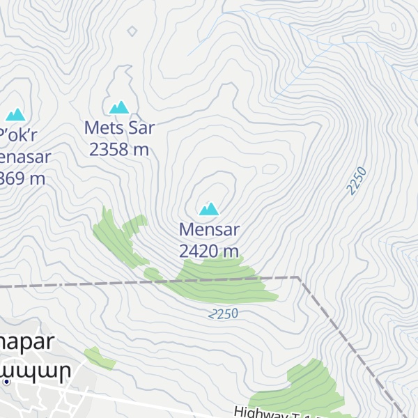Map of Mensar