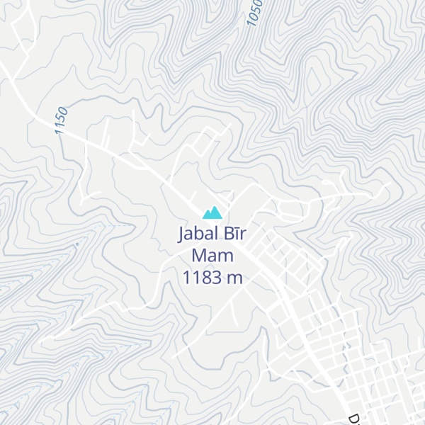 Map of Jabal Bīr Mam
