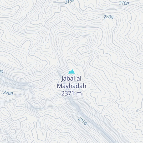 Map of Jabal al Mayhadah