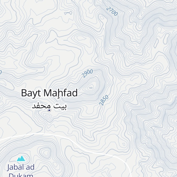 Map of Jabal Zufar