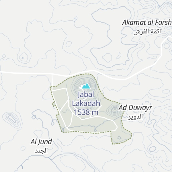 Map of Jabal Lakadah