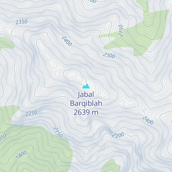 Map of Jabal Barqiblah