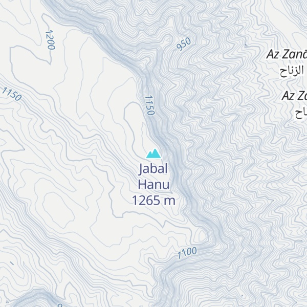 Map of Jabal Hanu