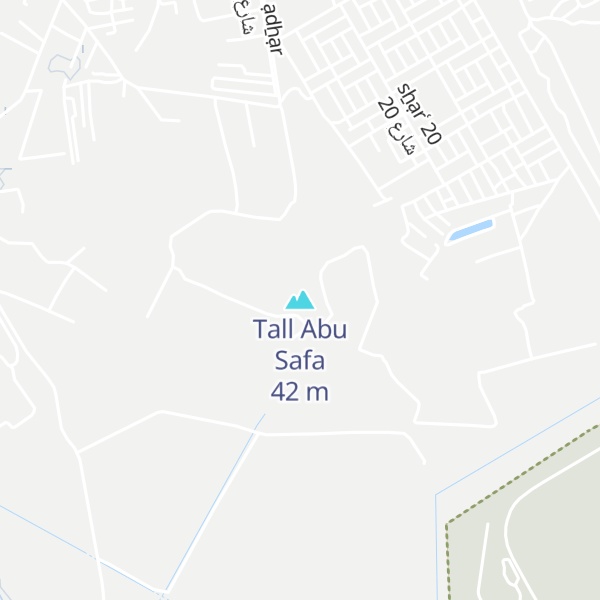 Map of Tall Abu Safa
