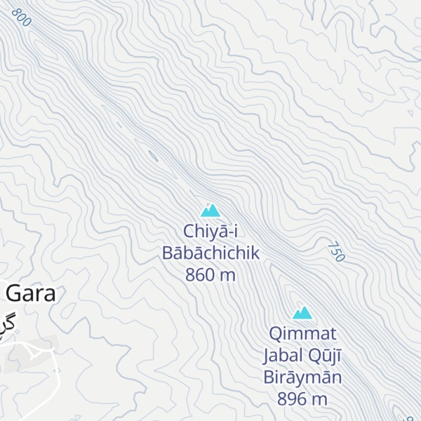 Map of Chiyā-i Bābāchichik
