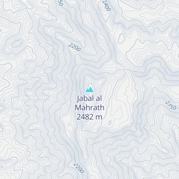 Map of Jabal al Mahrath