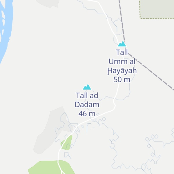 Map of Tall ad Dadam