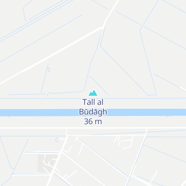 Map of Tall al Būdāgh