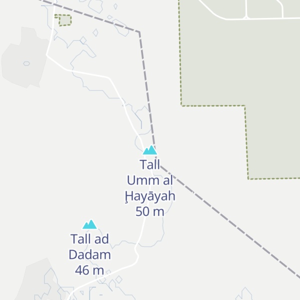 Map of Tall Umm al Ḩayāyah