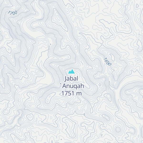 Map of Jabal `Anuqah