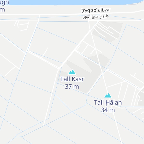 Map of Tall Kasr