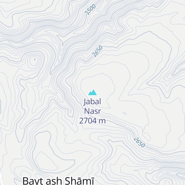 Map of Jabal Nasr