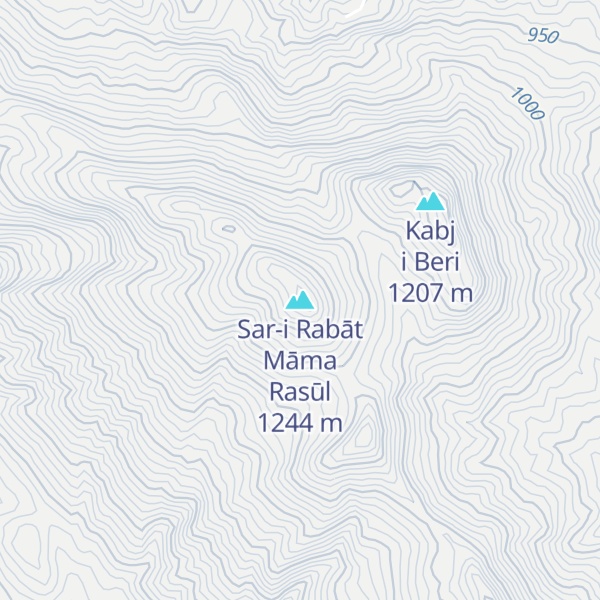 Map of Sar-i Rabāt Māma Rasūl