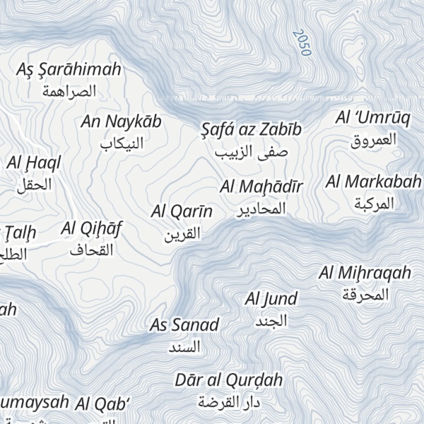Map of Jabal aş Şalw