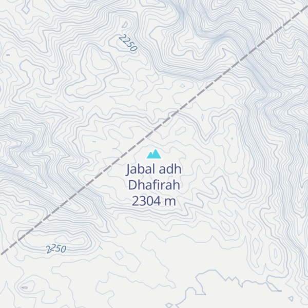 Map of Jabal adh Dhafirah