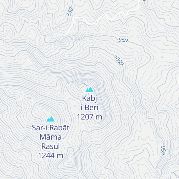 Map of Kabj i Beri