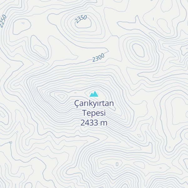 Map of Çarıkyırtan Tepesi
