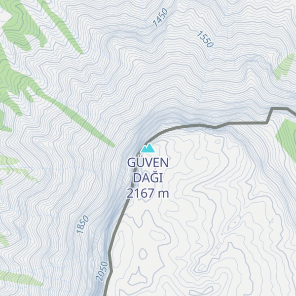 Map of GÜVEN DAĞI