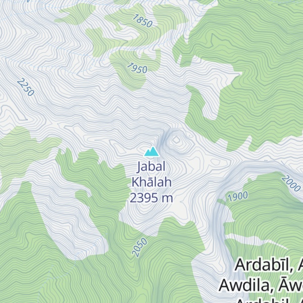 Map of Jabal Khālah
