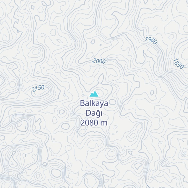 Map of Balkaya Dağı