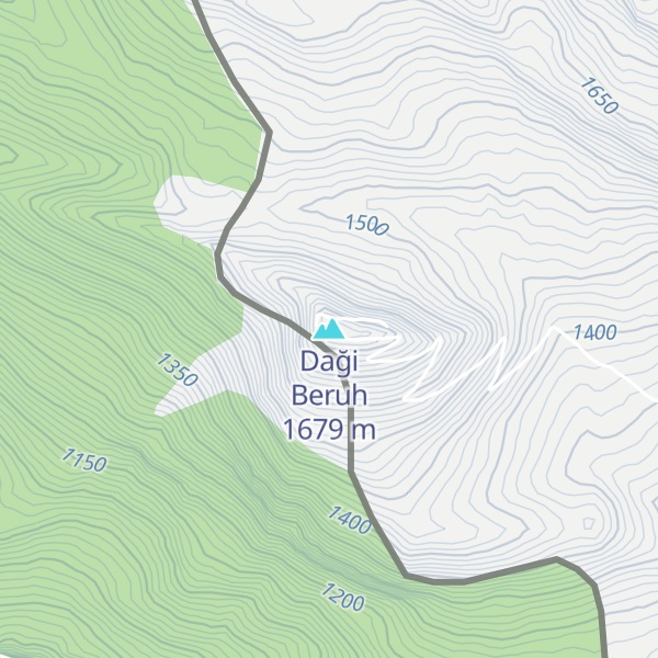 Map of Daği Beruh