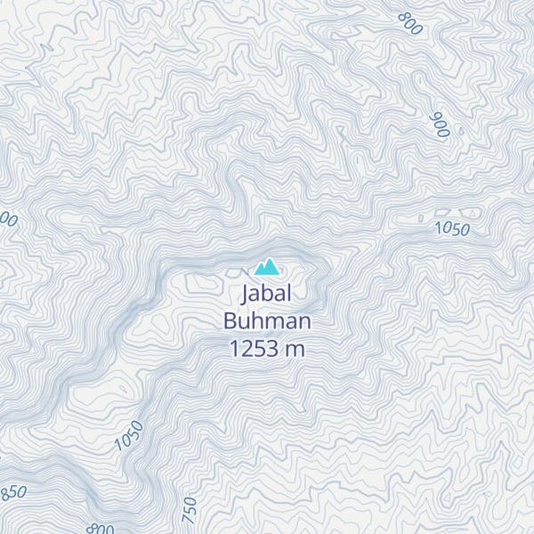 Map of Jabal Buhman