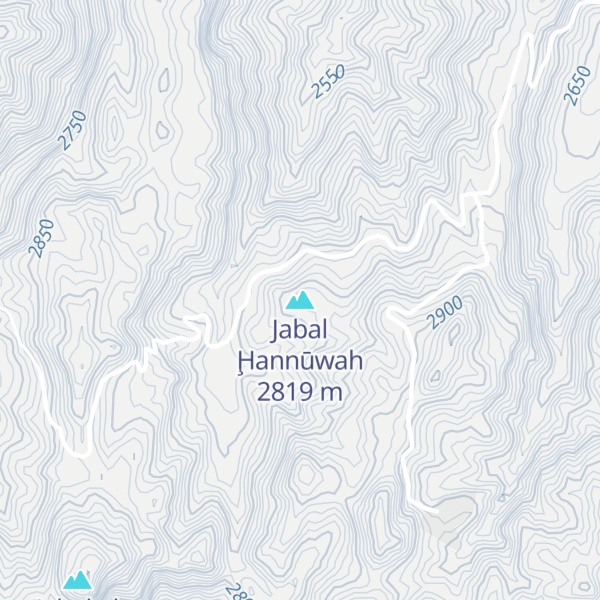 Map of Jabal Ḩannūwah