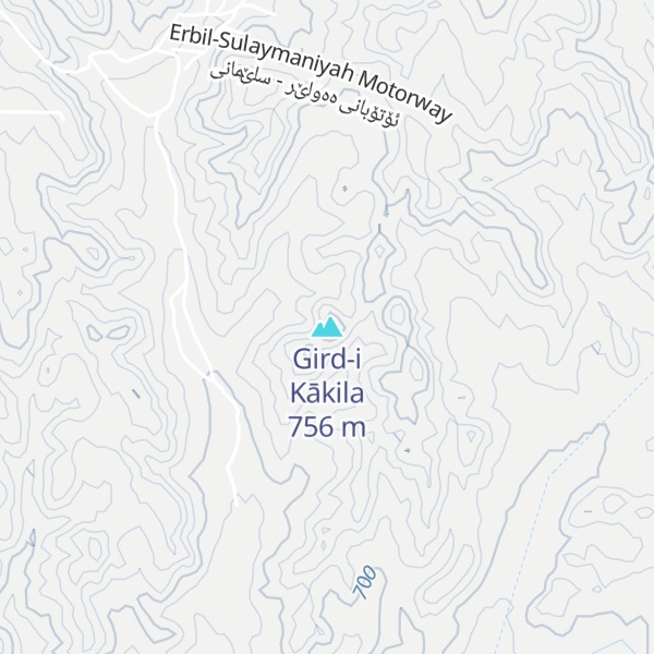 Map of Gird-i Kākila
