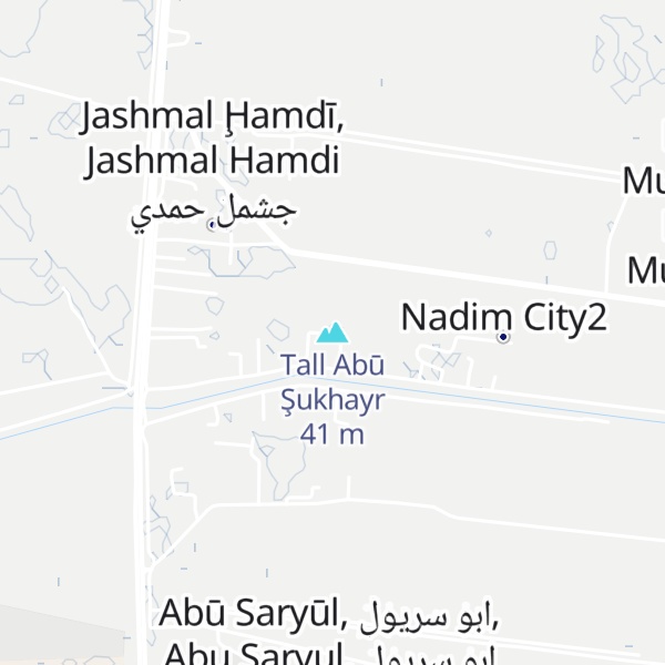 Map of Tall Abū Şukhayr