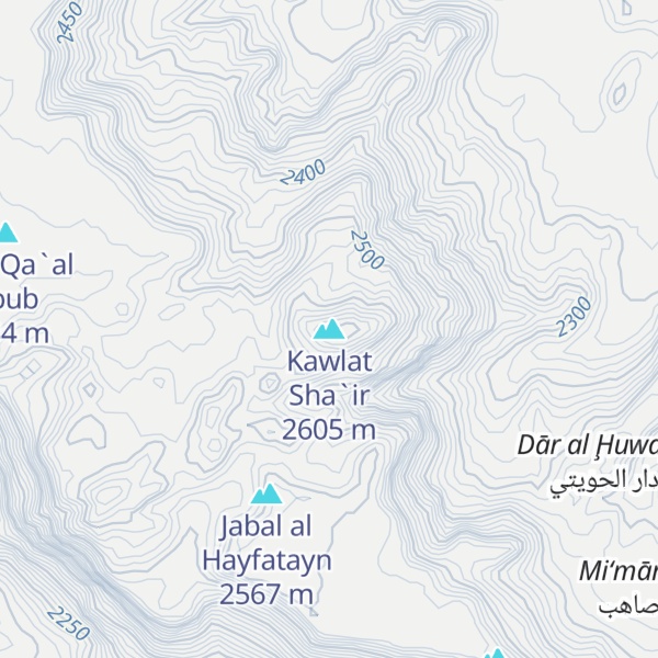 Map of Kawlat Sha`ir