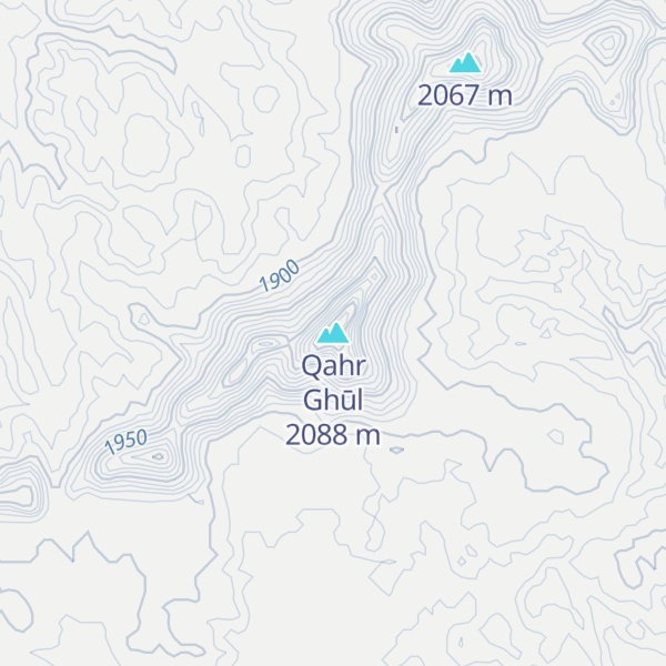 Map of Qahr Ghūl