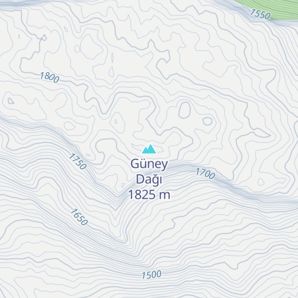 Map of Güney Dağı