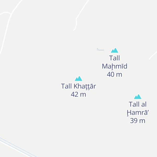 Map of Tall Khaţţār