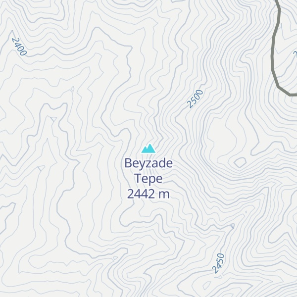 Map of Beyzade Tepe