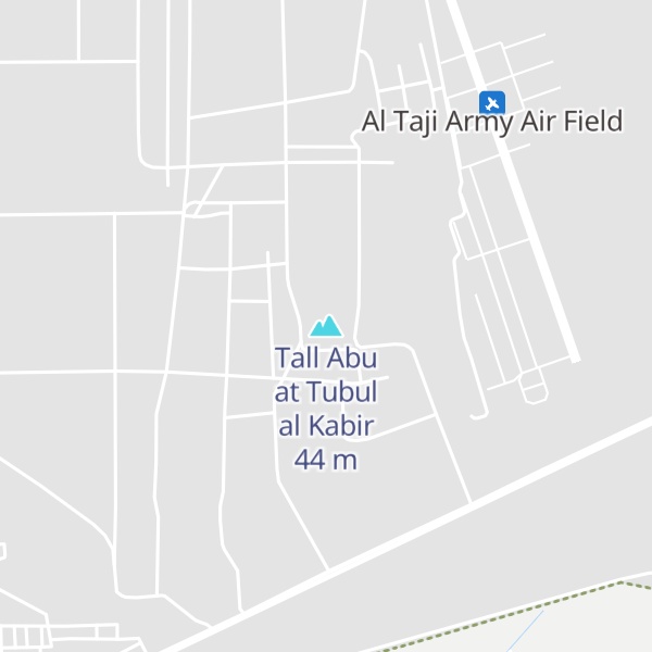 Map of Tall Abu at Tubul al Kabir