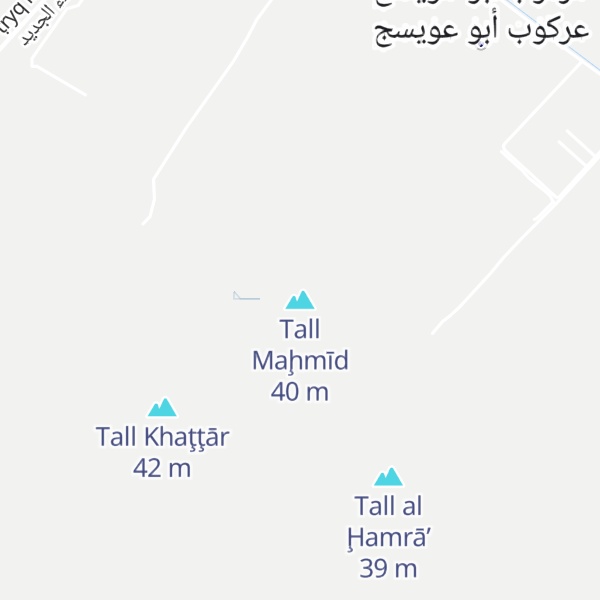 Map of Tall Maḩmīd