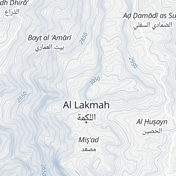 Map of Jabal Raymah