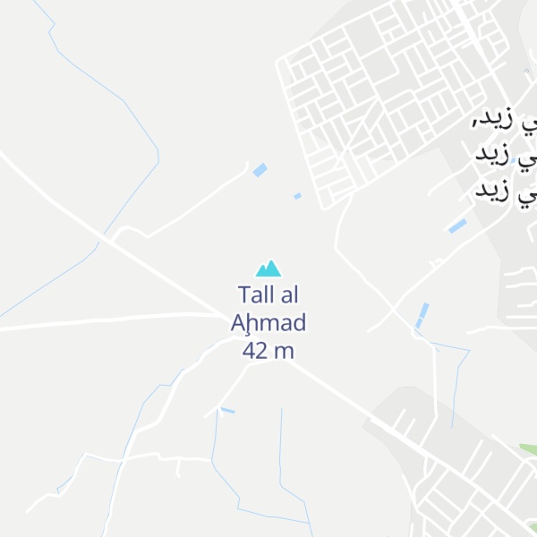 Map of Tall al Aḩmad