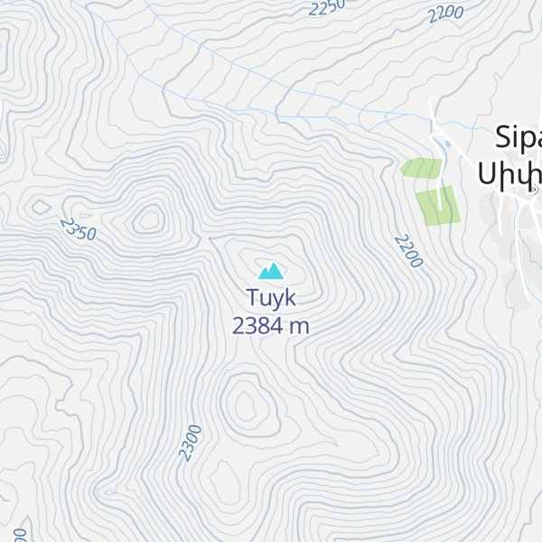 Map of Tuyk