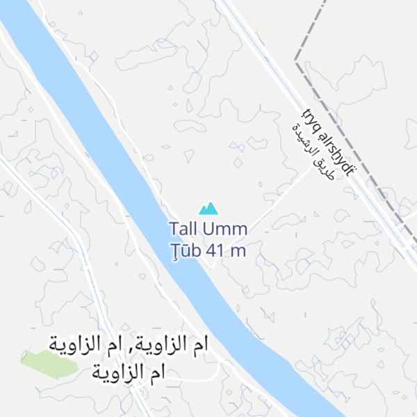 Map of Tall Umm Ţūb