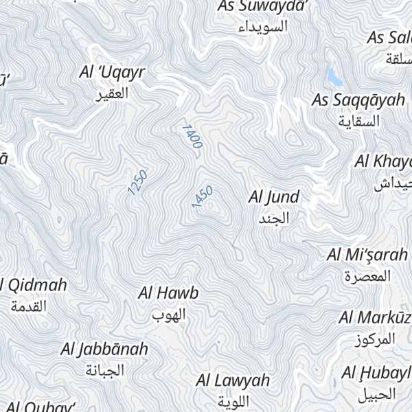 Map of Jabal Musay`id