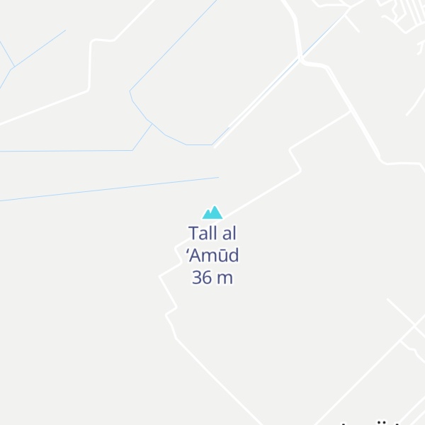Map of Tall al ‘Amūd