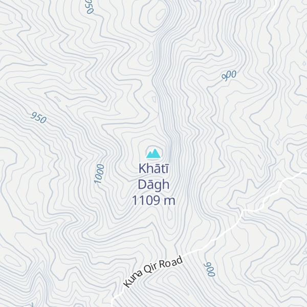 Map of Khātī Dāgh