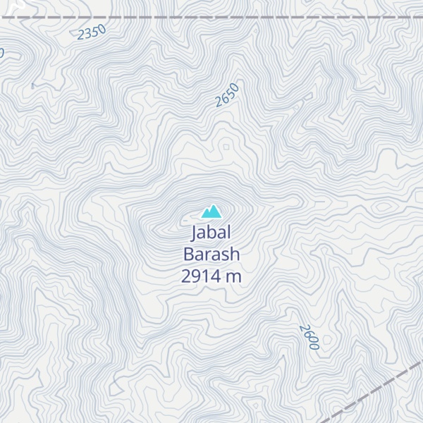 Map of Jabal Barash
