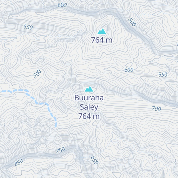 Map of Buuraha Saley