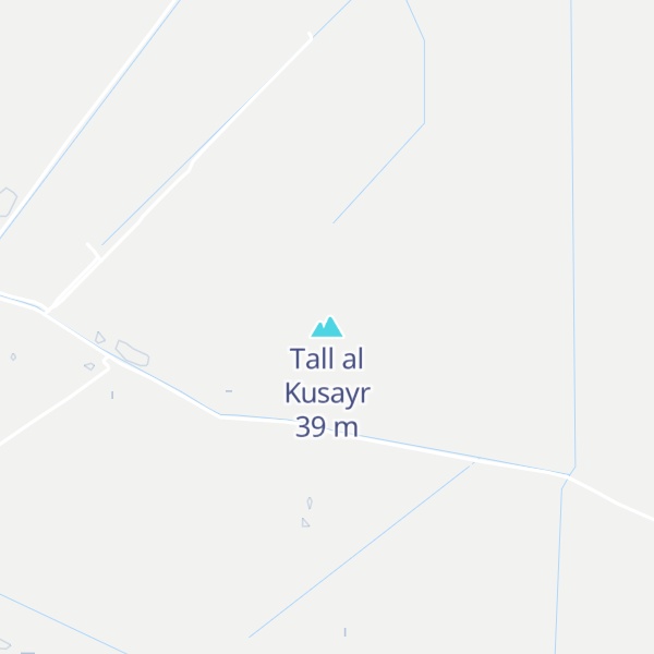 Map of Tall al Kusayr