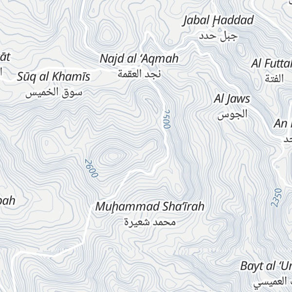 Map of Jabal Khattab
