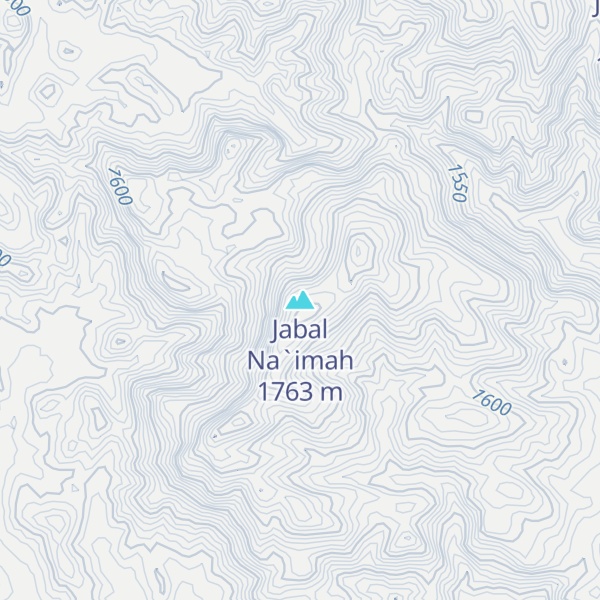 Map of Jabal Na`imah