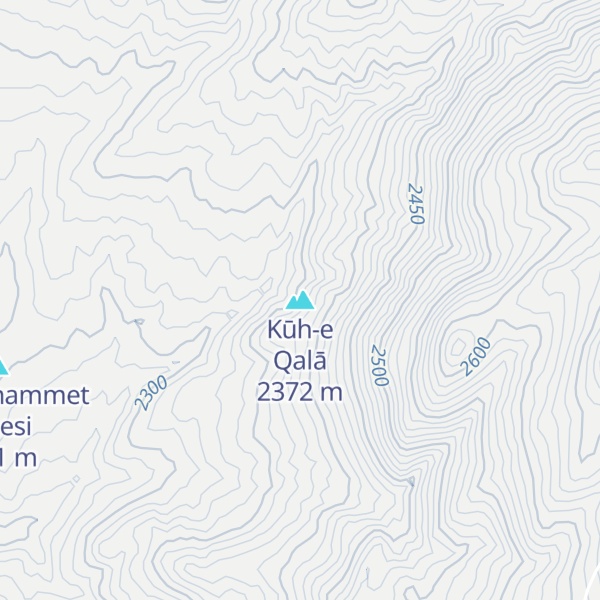 Map of Kūh-e Qalā