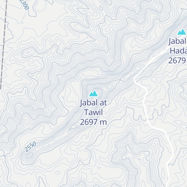 Map of Jabal at Tawil